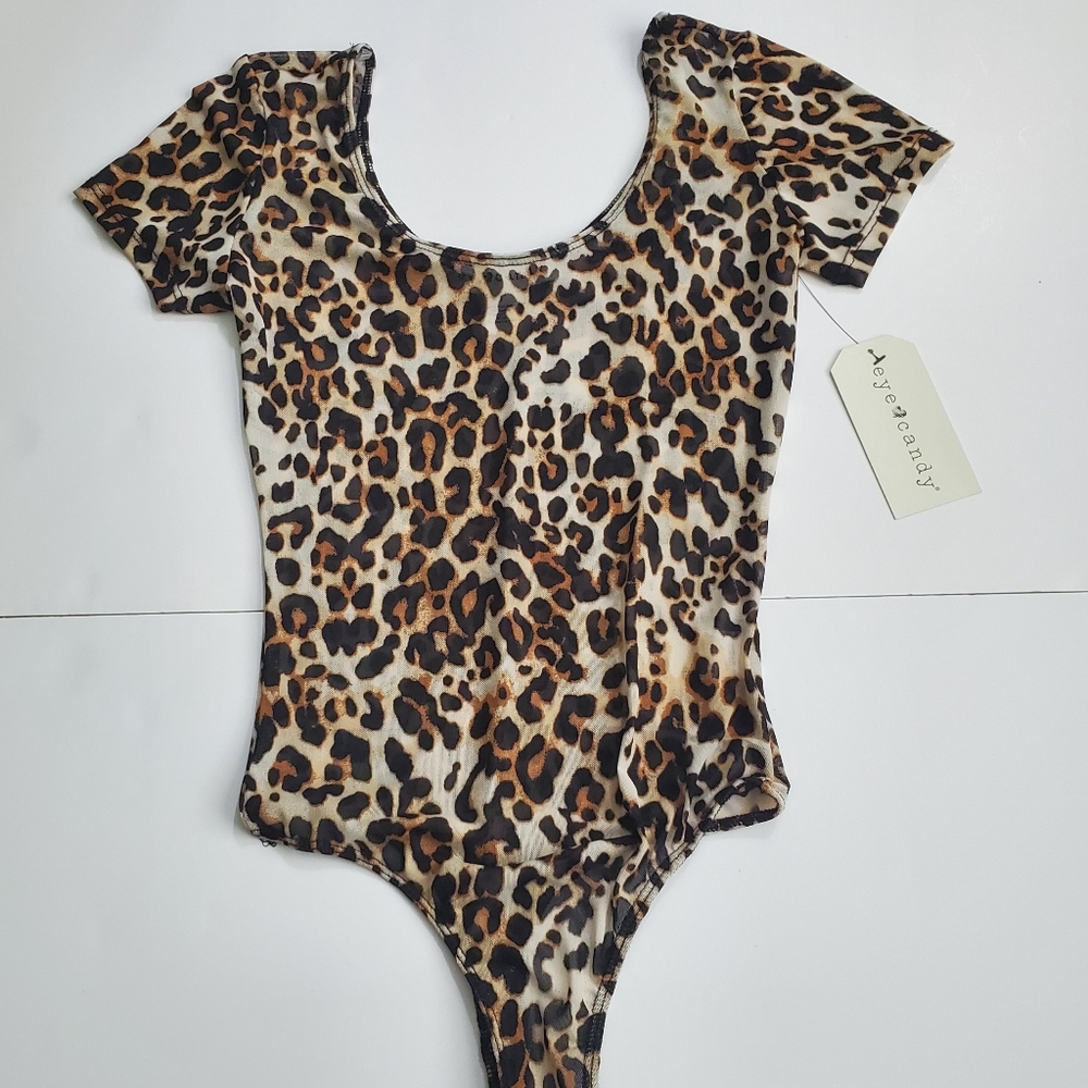 EYE CANDY CHEETAH  PRINT BODYSUIT